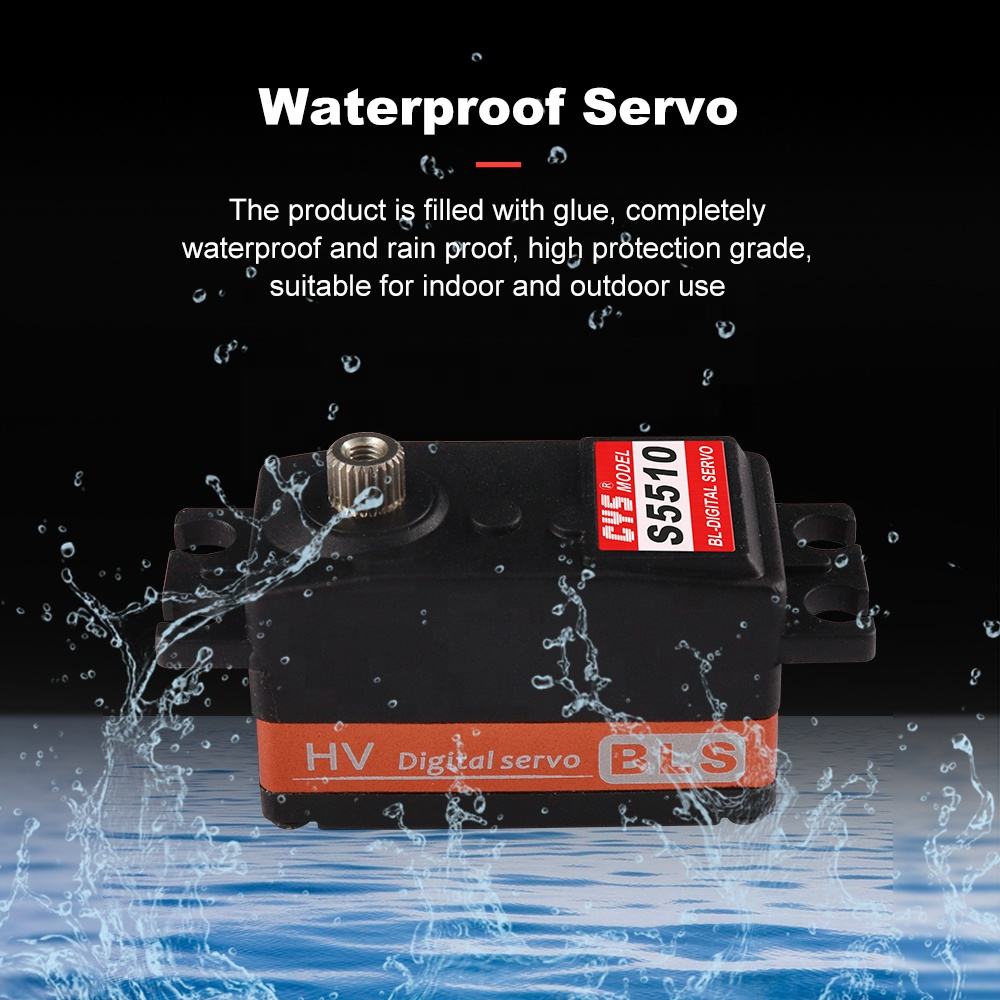 RC Car Servo CYS-BLS5510 RC Servo Metal High-Speed 8kg Torque Brushless Digital 43g Low Profile for RC Drift Car Boat Airplane Parts