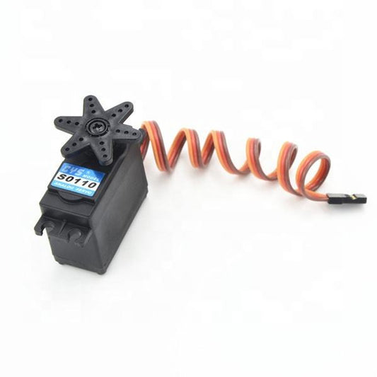 RC Car Servo CYS-S0110 1/8 Scale Digital Servo High Voltage 6V/7.4V Iron Core Motor for RC Cars Airplanes 5kg 58g 12kg Torque Metal Plastic
