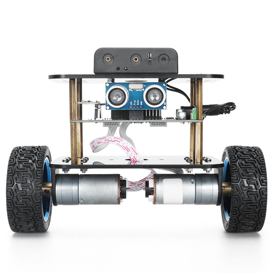 Tscinbuny ZYC0049 Smart Robot Car Kit with APP Remote Control & Ultrasonic Obstacle Avoidance – Self-Balancing Upright Robot for Development Boards