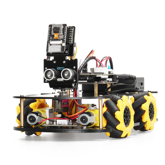 Tscinbuny ZYC0076 Smart Robot Car Kit with ESP32-CAM & ATmega328P Boards – Open-Source Programmable Robotics Starter Kit for ArduIDE Learning