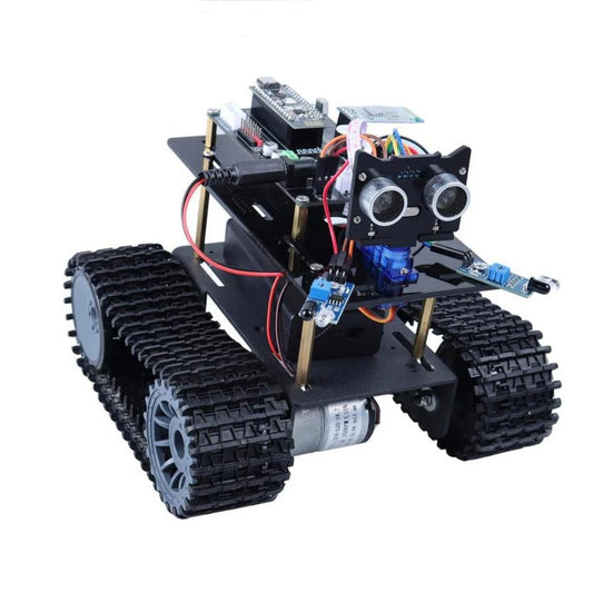 Tscinbuny ZYC0045 Smart Robot Car Kit with Wireless Gesture Control – 2025 DIY Programmable Robot Tank for Kids Education & Maker Projects