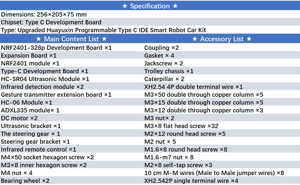 Tscinbuny ZYC0053 Smart Robot Car Kit with Crawler Tank Chassis – C++ Programmable 328 Microcontroller Robotics Starter Kit for Education Projects