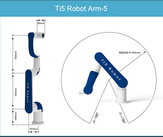 Collaborative Robotic Arm Ti5 Robot Arm-5