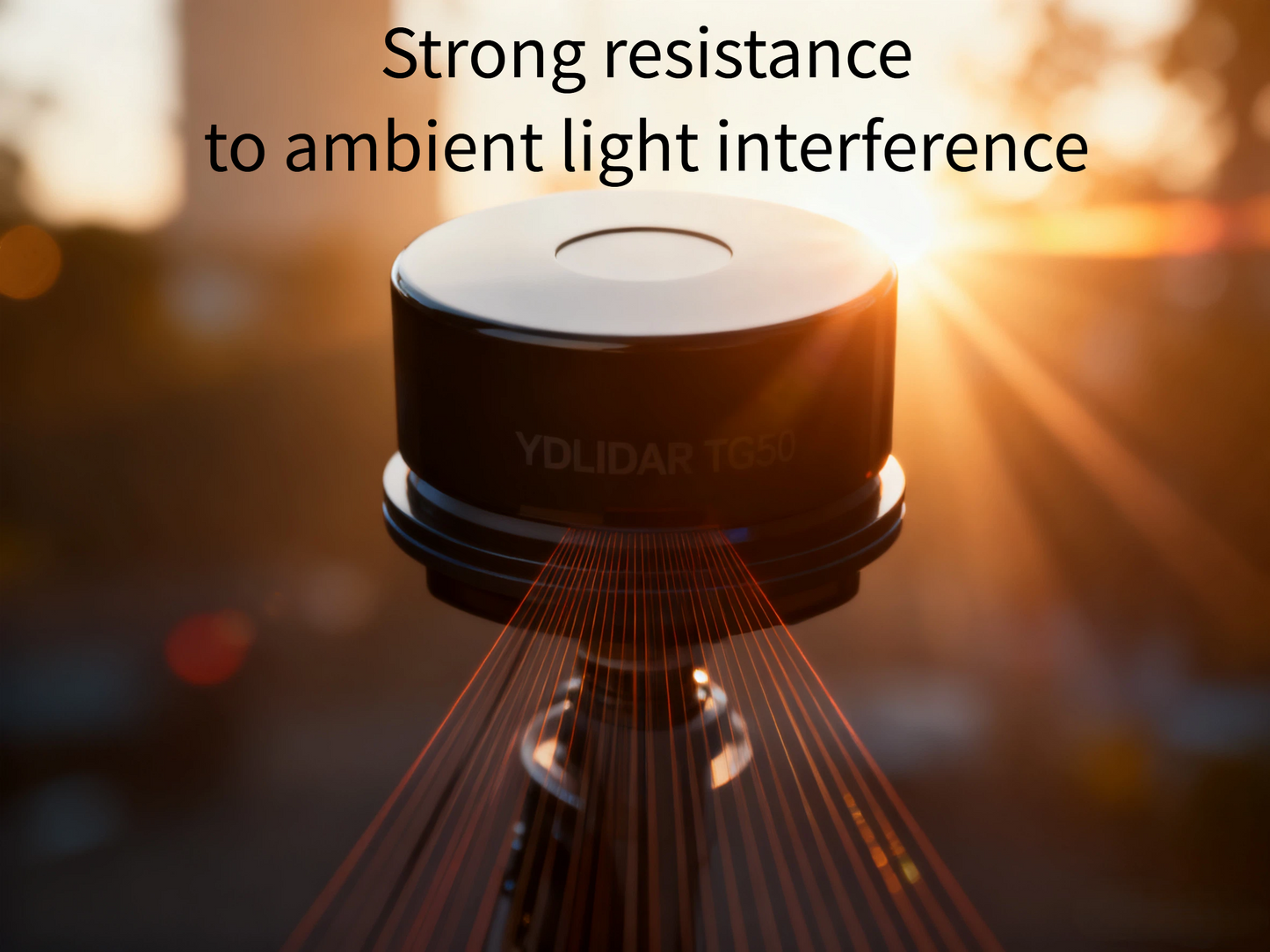 YDLIDAR TG50 – ToF LiDAR, 360°, 20kHz, IP65 Rated, Class I Safe Laser