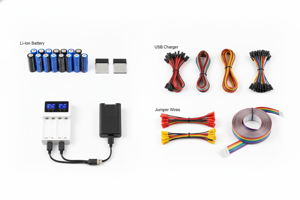 Batteries, Chargers & Wiring