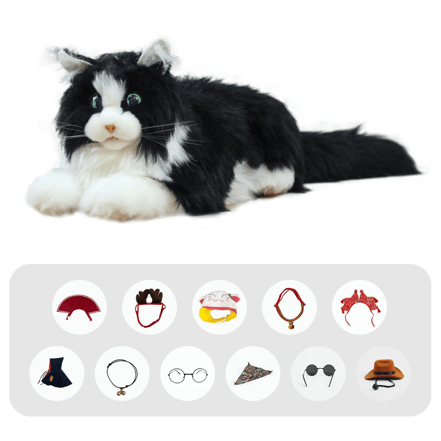 Elephant Robotics metaCat: Gift The Purr~Fect Companion Robotic Pet Cat Bicolor