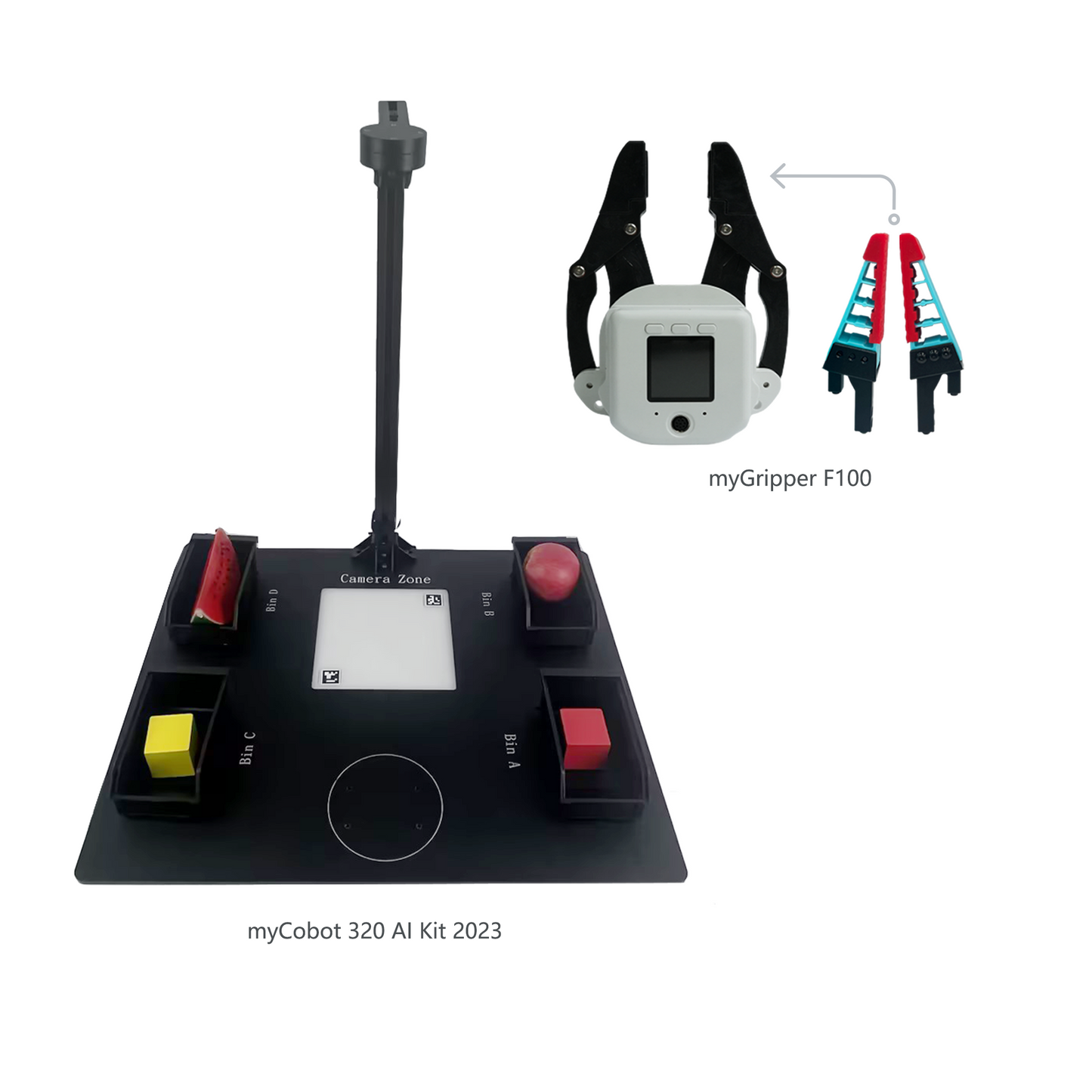 Artificial Intelligence (AI) 3D Vision Kit for myCobot 320 Desktop Robotic Arms with Camera