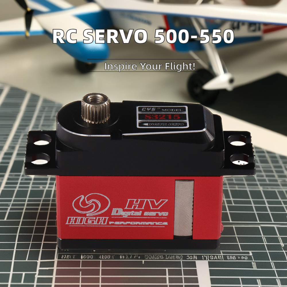 Helicopter Servo CYS-3210-02 China Manufacturer's 500-550 RC Helicopter with Full Metal Coreless Motor Servo 25T Teeth Unisex Battery-Powered Customizable