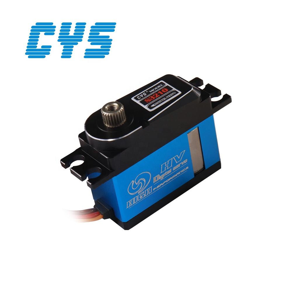 Helicopter Servo CYS-3210-01 China Manufacturer's Customizable 500-550 Full Metal Battery-Powered RC Helicopter 25T Teeth Servo Motor Parts for RC Boat Toy