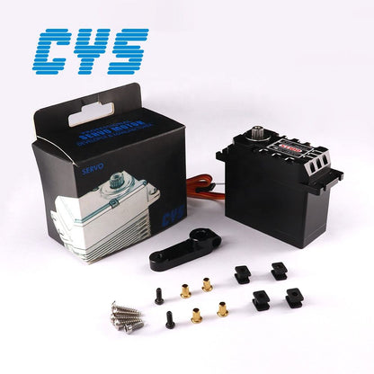 large torque CYS-BLS1100-01 Customizable Steel Gears Brushless Motor RC Servo 90kg.cm Stall Torque for Boat RC Car CNC Supports RC Parts