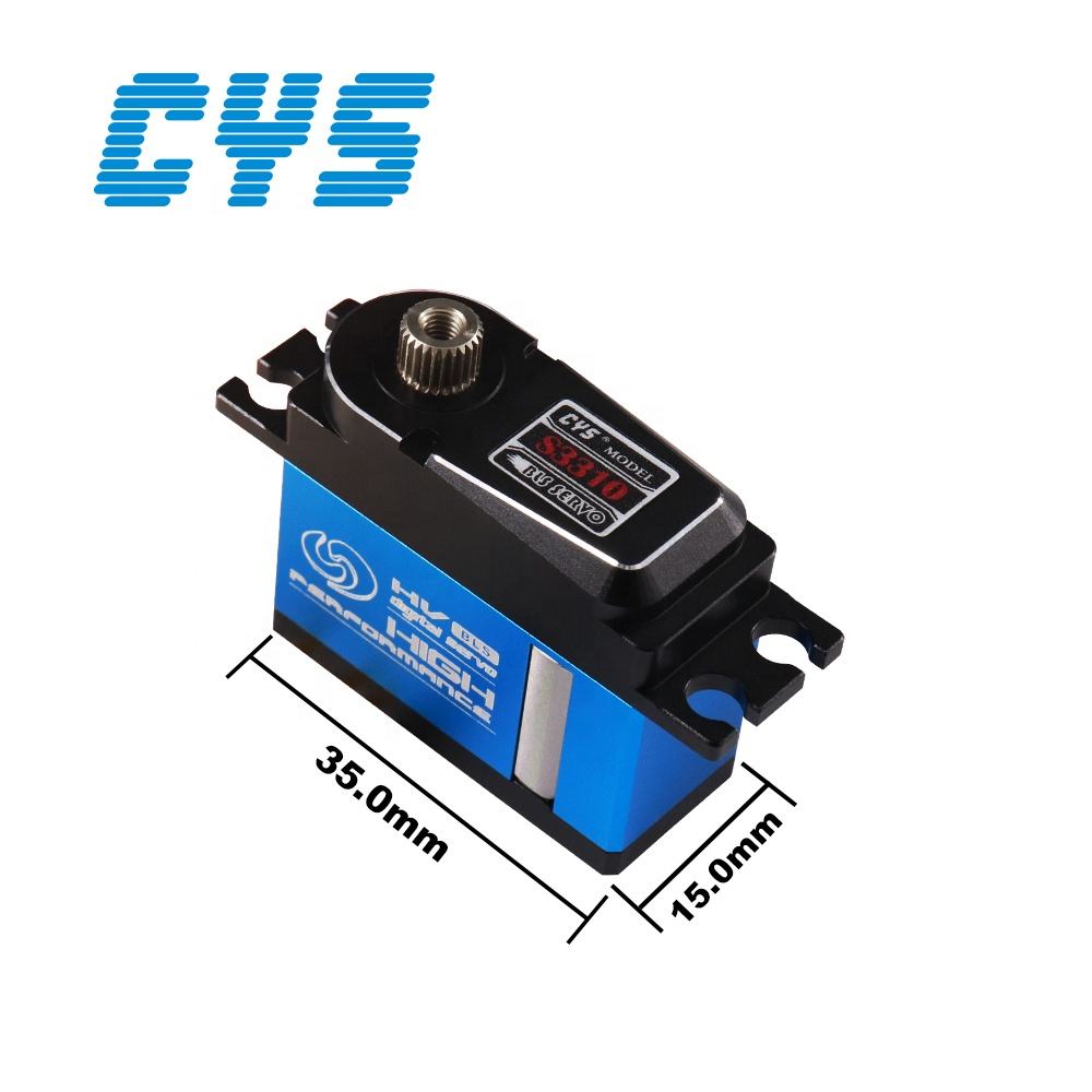 Helicopter Servo CYS-BLS3310-01 China Factory Wholesale  RC 500-550 Helicopter Plane Aluminum Case 43g 5kg Torque Digital Metal Gear Parts Radio