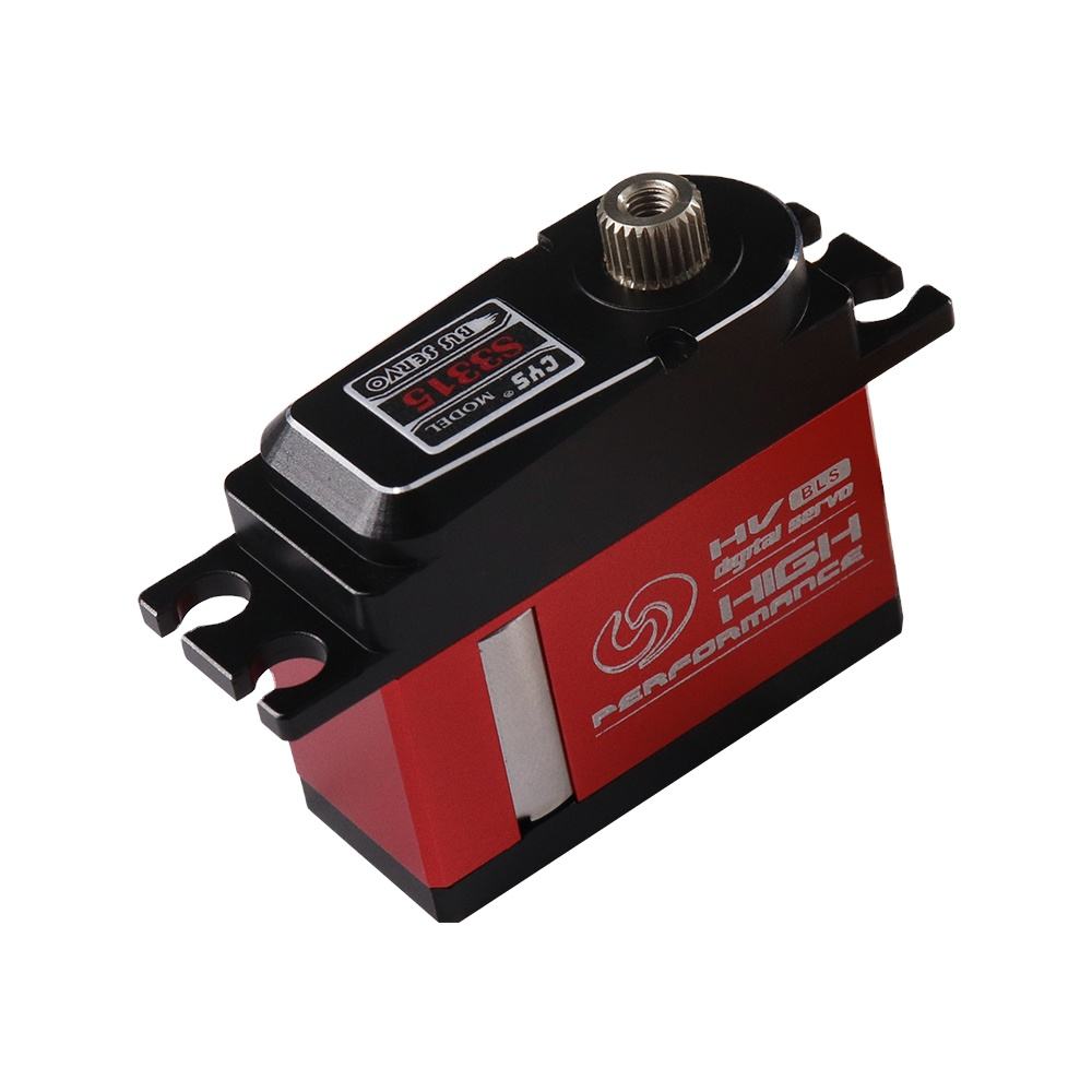 Helicopter Servo CYS-BLS3315-03 Unisex 8kg Mini Full Metal RC Helicopter High-Speed 500-550 Servo Digital Brushless Titanium Gear 7.4V 35mm Toy for