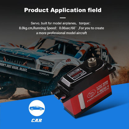 Helicopter Servo CYS-BLS3315-03 Unisex 8kg Mini Full Metal RC Helicopter High-Speed 500-550 Servo Digital Brushless Titanium Gear 7.4V 35mm Toy for