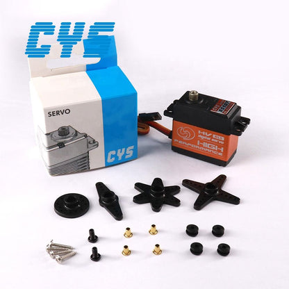 Helicopter Servo CYS-BLS5107 High-Torque 8 Kg.cm Aluminum 25T 6mm Standard Size Waterproof Brushless Digital RC Parts Radio Servo Steel Gear RC
