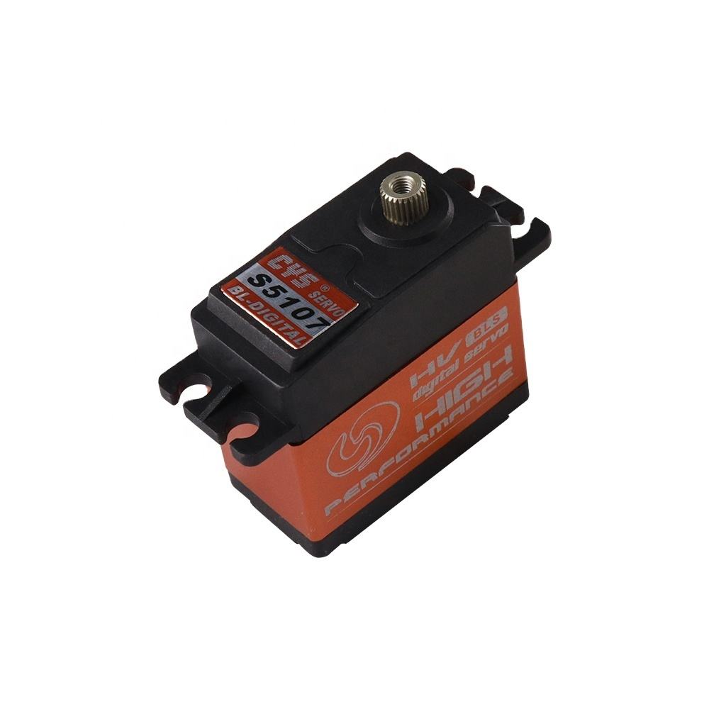 Helicopter Servo CYS-BLS5107 High-Torque 8 Kg.cm Aluminum 25T 6mm Standard Size Waterproof Brushless Digital RC Parts Radio Servo Steel Gear RC