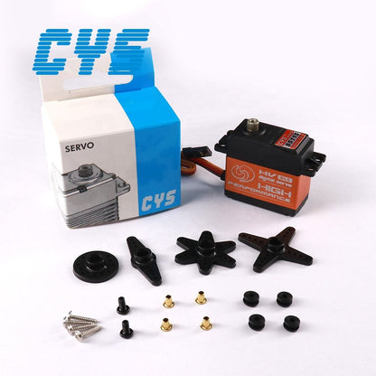 Helicopter Servo CYS-BLS5115-01 Unisex 7.4v Waterproof Brushless Digital Servo RC Aircraft Gear 13Kg.cm High Torque Parts for Middle Car Aluminum