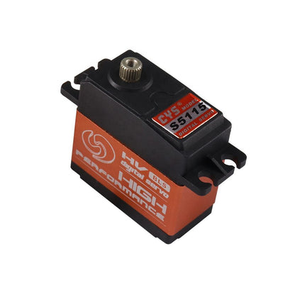 Helicopter Servo  CYS-BLS5115-02 High-Tech 7.4V 15kg Brushless RC Aluminum Middle Case Waterproof Digital Servo Steel Gear for Standard Size RC Boat Truck
