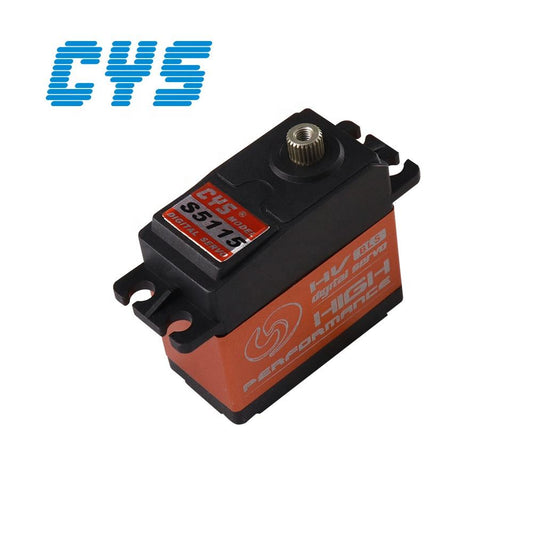 Helicopter Servo  CYS-BLS5115-02 High-Tech 7.4V 15kg Brushless RC Aluminum Middle Case Waterproof Digital Servo Steel Gear for Standard Size RC Boat Truck