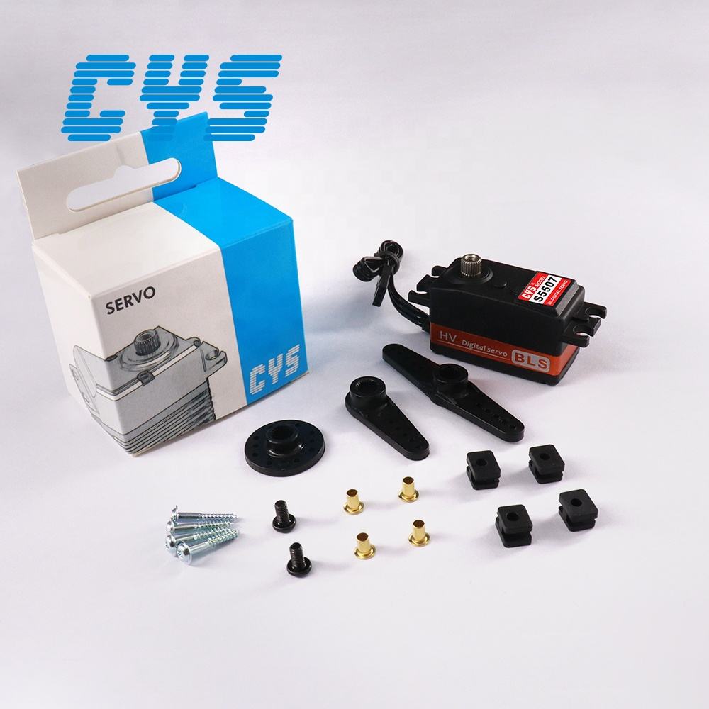 RC Car Servo CYS-BLS5507 1/10 Scale High-Speed Brushless RC Drift Car 8kg Torque Motors 43g Low Profile Metal Gear Compatible Radio Systems-Part RC Boat