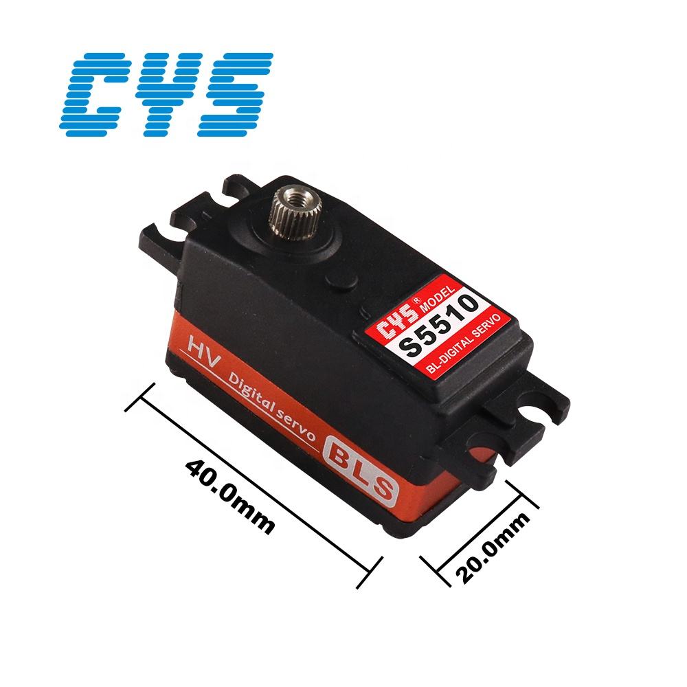 RC Car Servo CYS-BLS5510 RC Servo Metal High-Speed 8kg Torque Brushless Digital 43g Low Profile for RC Drift Car Boat Airplane Parts