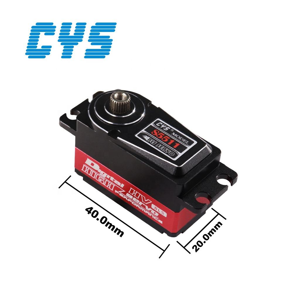 RC Car Servo CYS-BLS5511 Tianize 1/10 RC Drift Cars High-Speed Waterproof with 8kg Torque Servow Coreless Design Metal Wholesale China