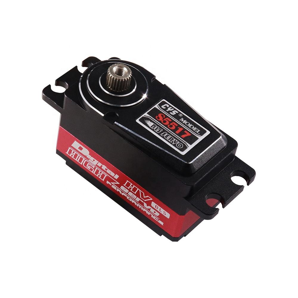 RC Car Servo CYS CYS-BLS5517 High-Speed Waterproof 8kg Torque Low Profile Coreless Design Metal RC Servo Gear Drift Boat Parts