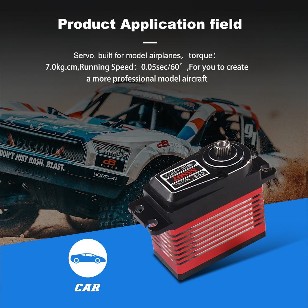 large torque CYS-BLS5807 GPS Digital Brushless Servo 58 Series Customizable Steel Gear for RC Cars Boats Airplanes Factory Big Promotion