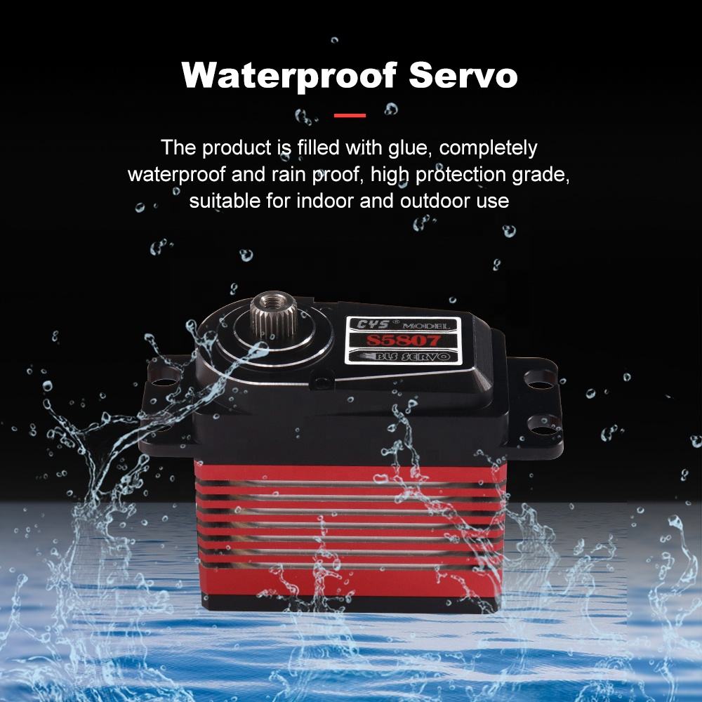 large torque CYS-BLS5807 GPS Digital Brushless Servo 58 Series Customizable Steel Gear for RC Cars Boats Airplanes Factory Big Promotion