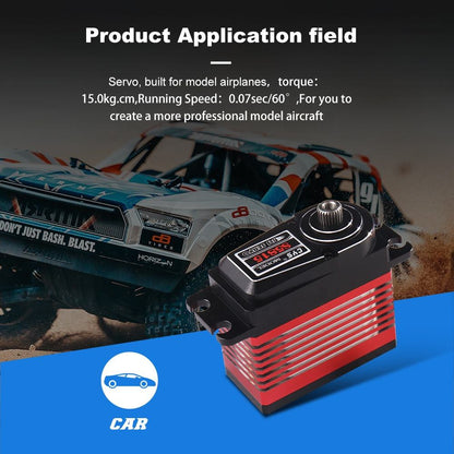 large torque CYS-BLS5815 CYS Factory 1/10 RC Aluminum Boat with High Safety Brushless Digital Servo 15KG Torque Battery-Metal