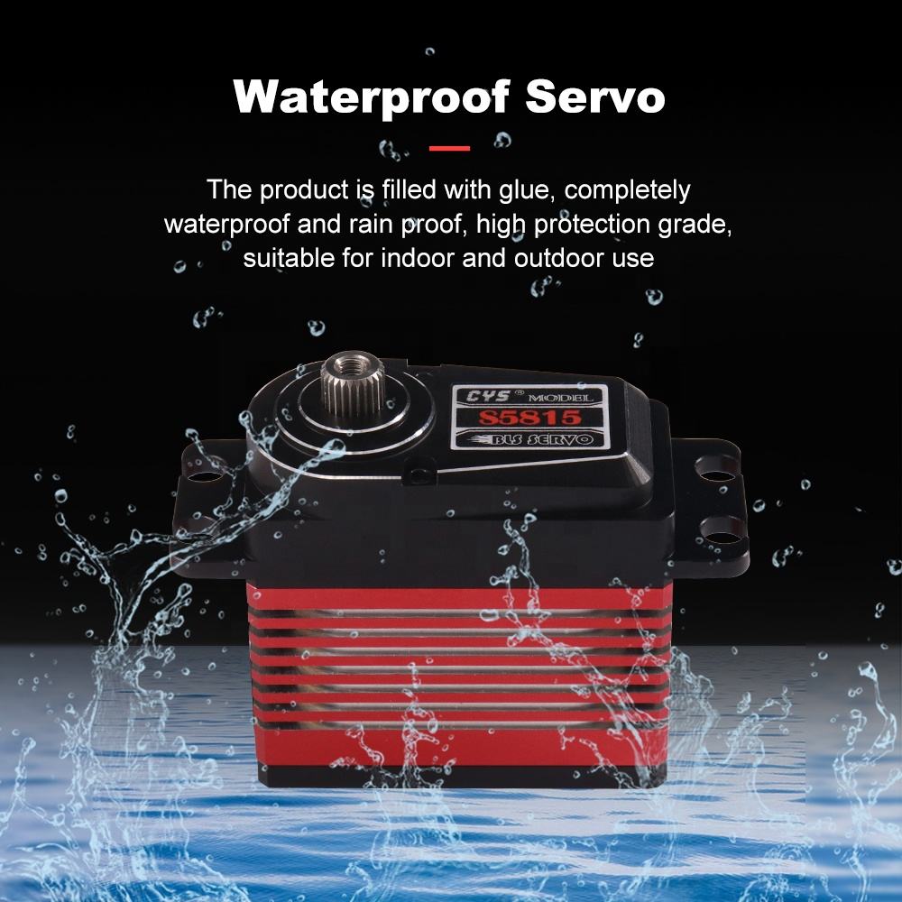 large torque CYS-BLS5815 CYS Factory 1/10 RC Aluminum Boat with High Safety Brushless Digital Servo 15KG Torque Battery-Metal