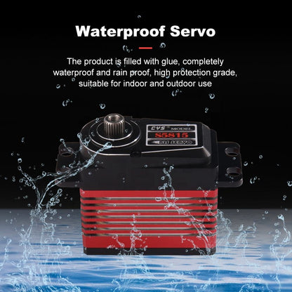 large torque CYS-BLS5815 CYS Factory 1/10 RC Aluminum Boat with High Safety Brushless Digital Servo 15KG Torque Battery-Metal