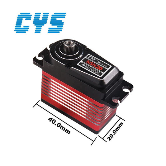 large torque CYS-BLS5820 High-Voltage 20kg Torque Brushless GPS Servo Motor Fun Battery-Powered RC Micro Cars AirplanesFull Metal case
