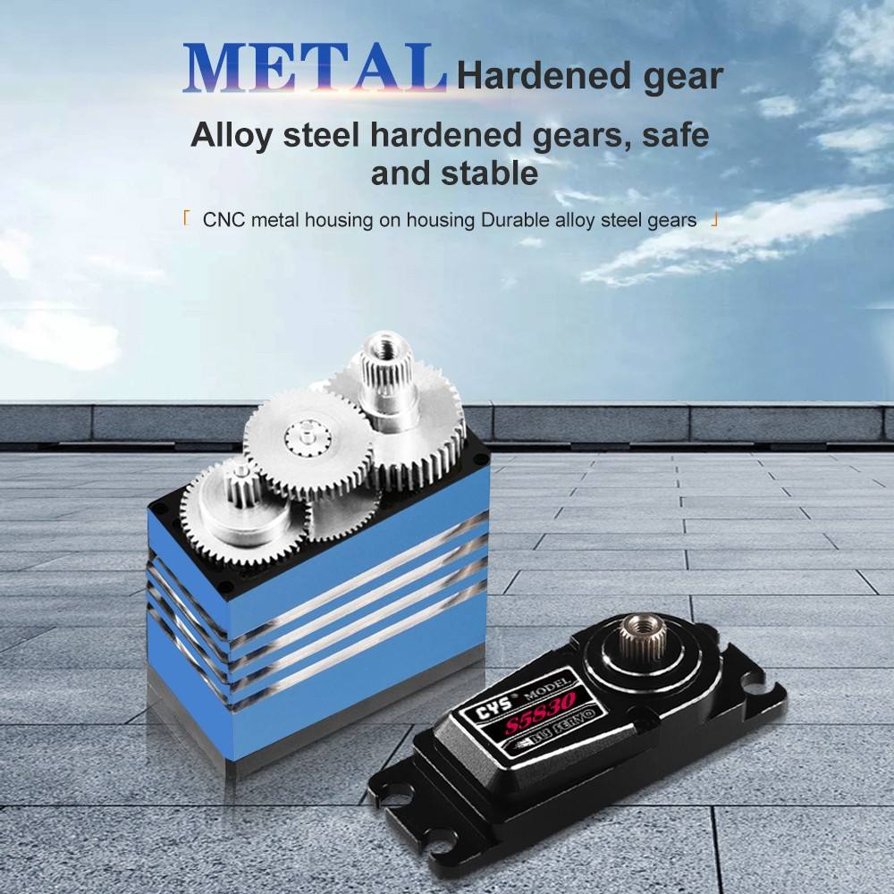 large torque  CYS-BLS5830-02 32kg High-Torque 25T Brushless Servo Waterproof Metal Gear for Robot Drone RC Car Boat Airplane Parts Hobby Projects
