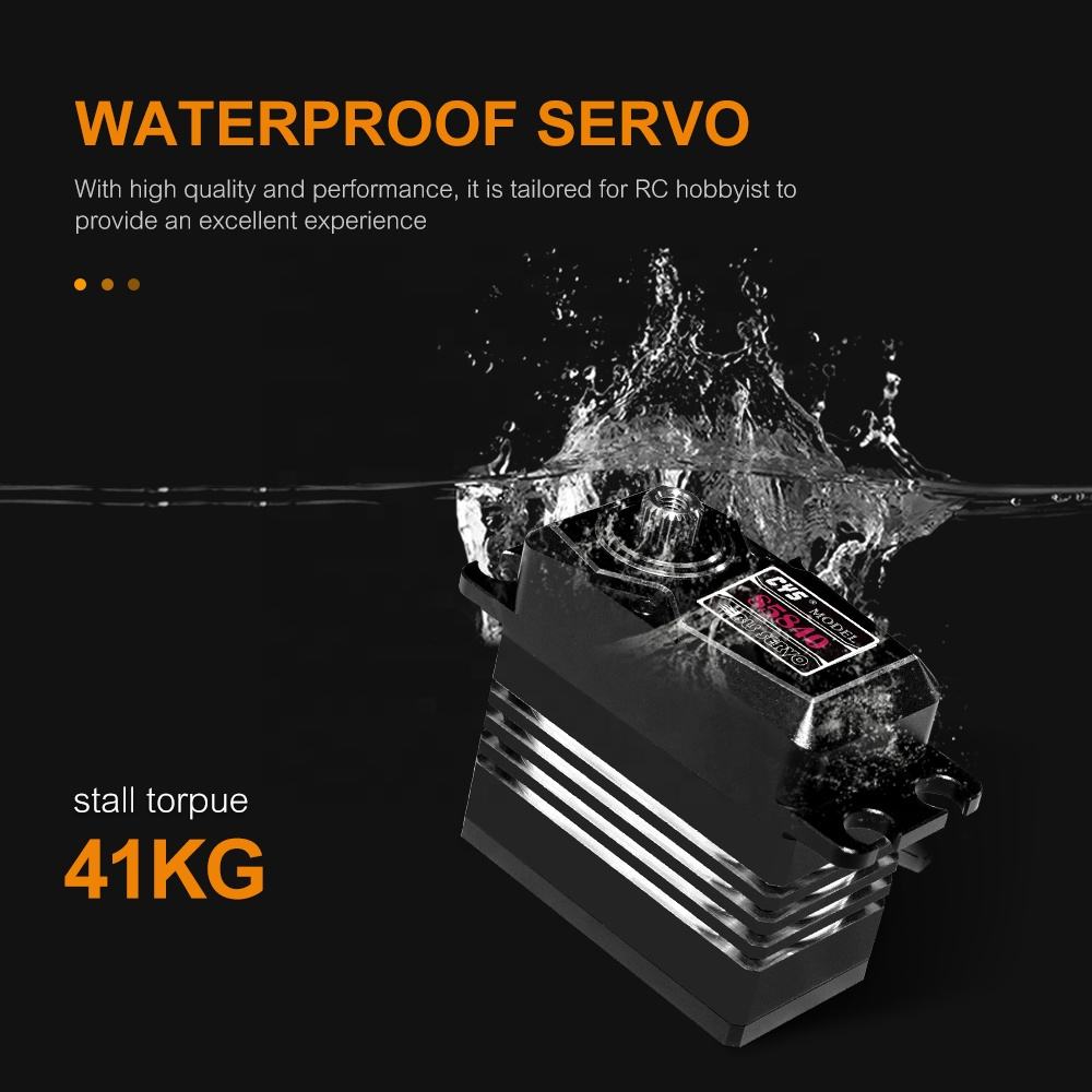 large torque CYS-BLS5840-01 8.4V Digital Brushless Coreless Metal High Torque 40kg Servo Motor 1/10 Scale RC Boat Part