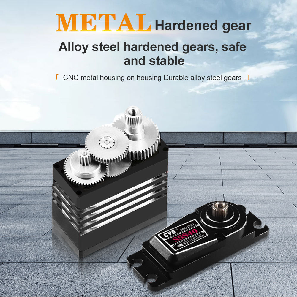 large torque CYS-BLS5840-02 45kg High Speed 25T Brushless with Metal Gear Digital Servo for RC Helicopter