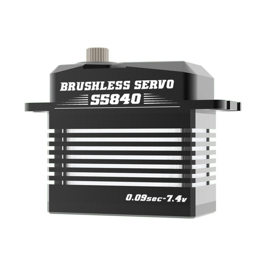 large torque CYS-BLS5840-03 Full CNC Aluminum Case Brushless Servo 35kg 8.4V High Voltage Steel Gear Standard Size Metal Servo RC Cars