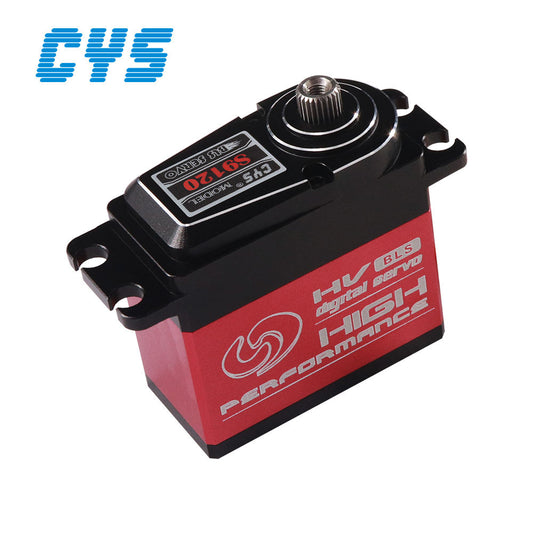 large torque CYS-BLS9120 20kg Torque 0.11sec Speed Standard Waterproof Digital Brushless Servo with Steel Gear for 1/10 Remote Control Plane Car Model