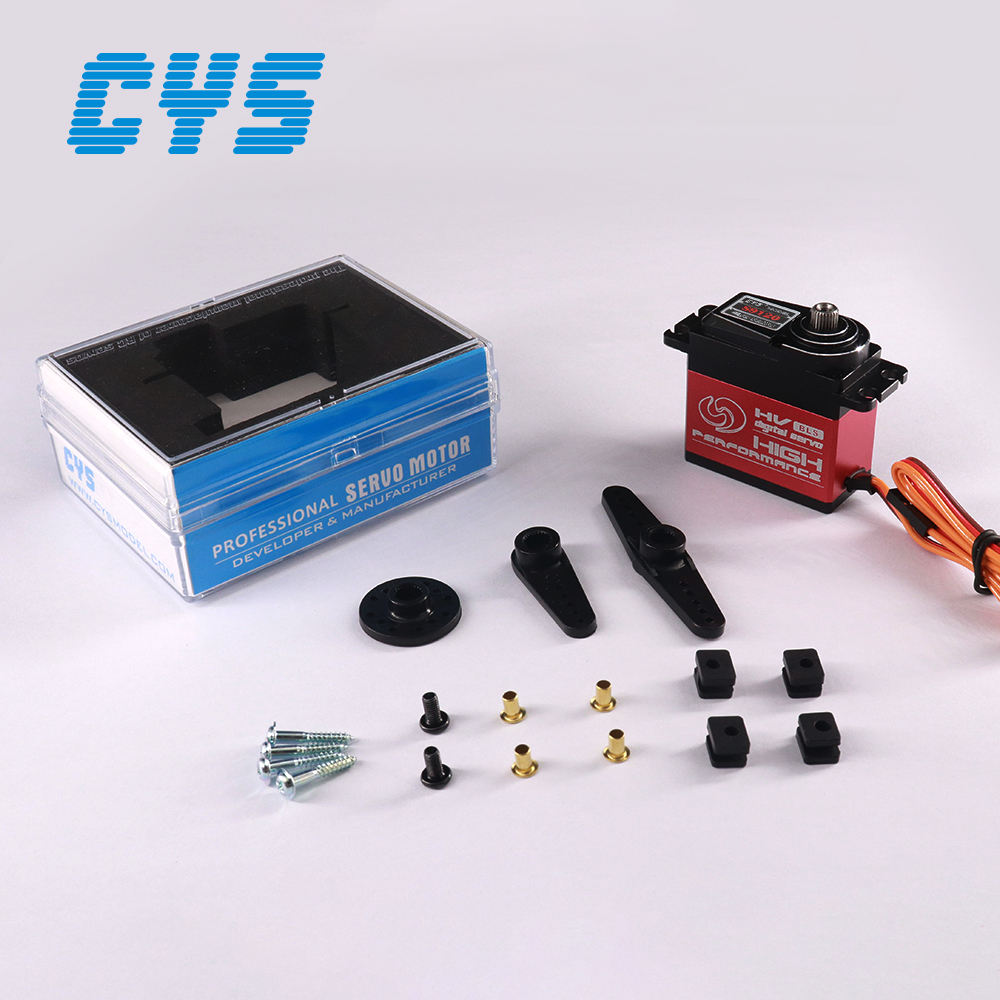 large torque CYS-BLS9120 20kg Torque 0.11sec Speed Standard Waterproof Digital Brushless Servo with Steel Gear for 1/10 Remote Control Plane Car Model