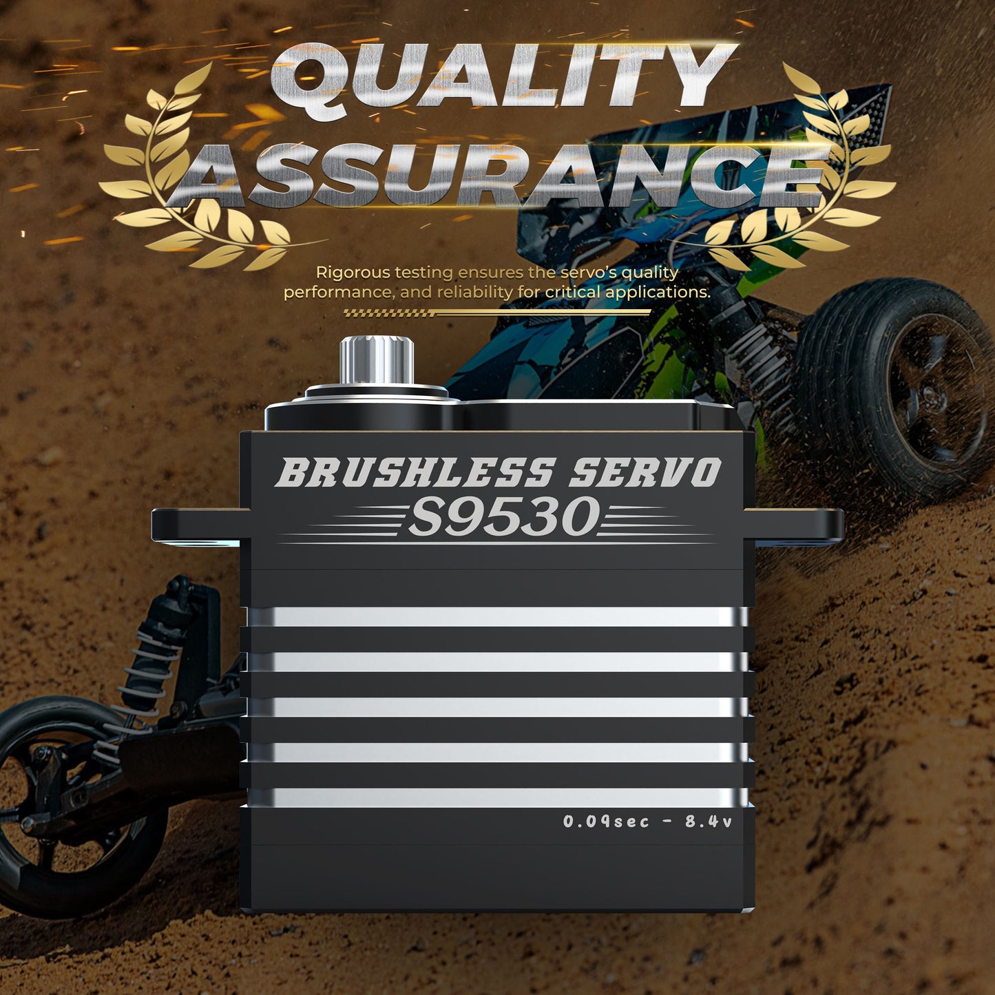 large torque CYS-BLS9530 High-Speed 30kg GPS Hobby Boat RC Servos with Brushless Coreless Motor and Full Metal Case High-Torque Servo Arm RC