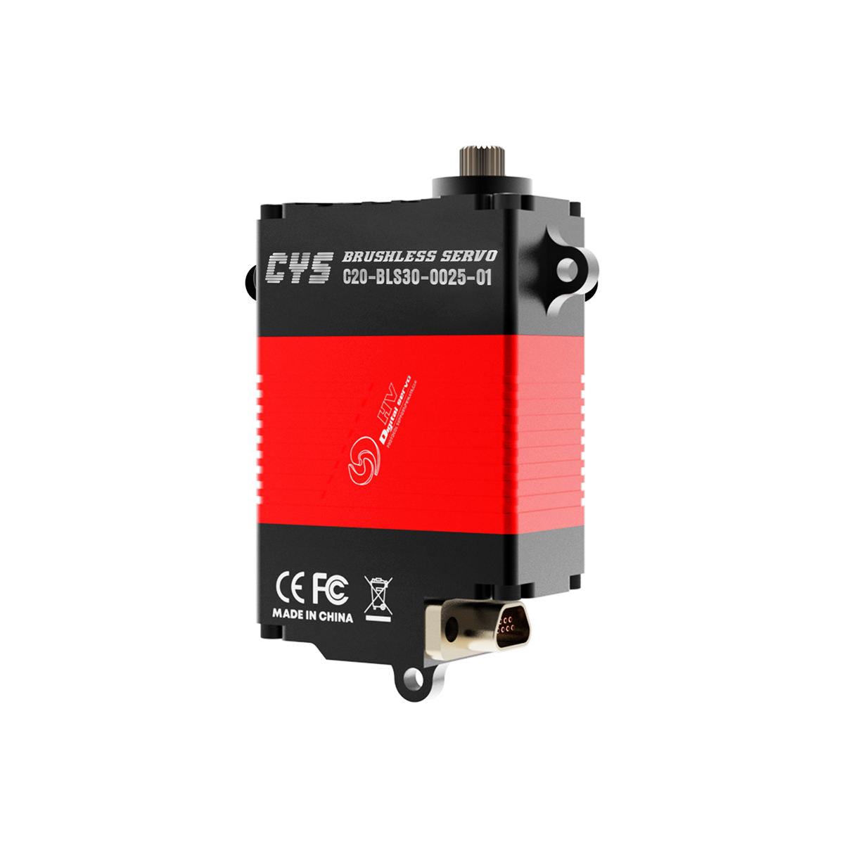 CAN bus high-torque servo CYS-C20 65KG Full Metal Case Brushless Motor Servo with CAN Protocol Waterproof Steel Gear Bus for Drones RC Parts & Accs