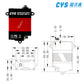 CAN bus high-torque servo CYS-C20 65KG Full Metal Case Brushless Motor Servo with CAN Protocol Waterproof Steel Gear Bus for Drones RC Parts & Accs