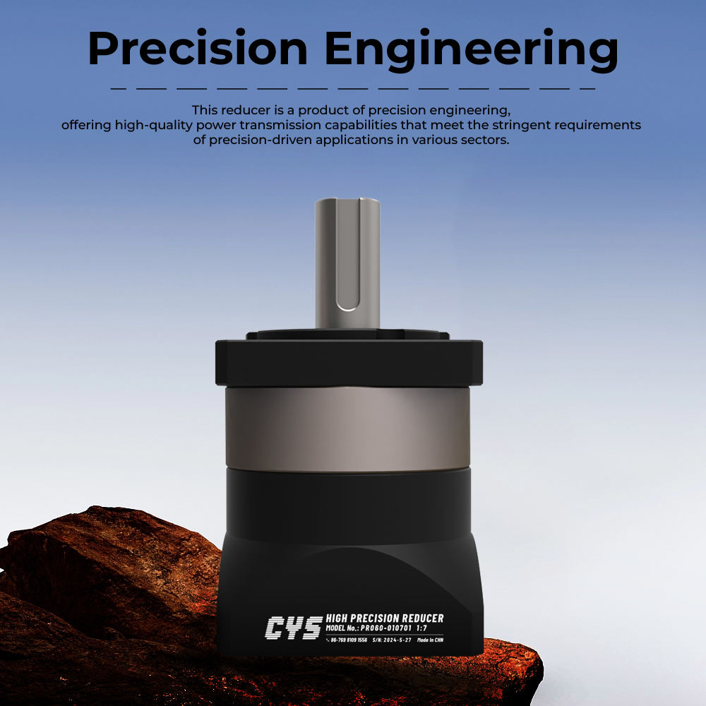 Reducer High Precision CYS-PR060-010901 Planetary Speed Reducer Low Noise 11.5N.M Output Torque Gearbox Custom ODM Support Construction