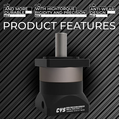 Reducer High Precision CYS-PR060-010901 Planetary Speed Reducer Low Noise 11.5N.M Output Torque Gearbox Custom ODM Support Construction