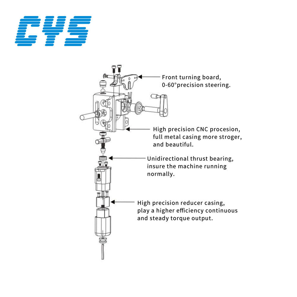 Aircraft Landing Gear  CYS CYS-R2090 Electric Retractable Landing Gear Set for Remote Control Vehicles Metal 25kg Capacity 6-12kg Payload High