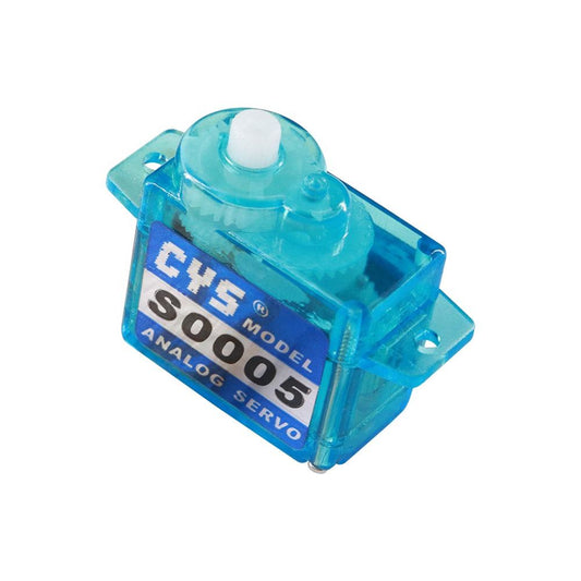 Micro Servo CYS-S0005 Analog GPS RC Servo 5g Coreless 0.8g/1kg Torque Super Light Metal Plastic Gear Accessory for RC Boats Toys