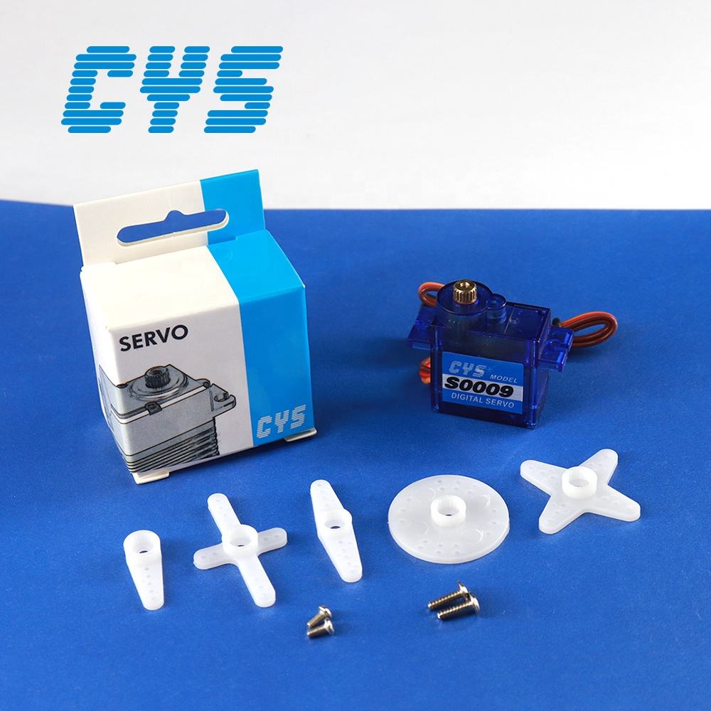 Micro Servo CYS-S0009D 9mg 9g Digital Servo 1/8 Factory DIY RC Parts Accs 180° 1.8kg Metal Gear for Fixed Wing RC Car Robot Servo