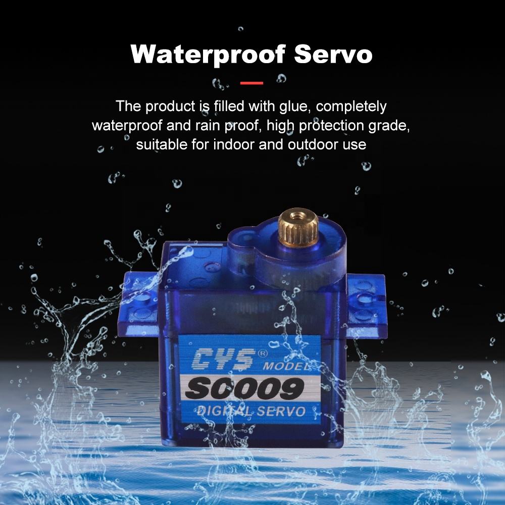 Micro Servo CYS-S0009D 9mg 9g Digital Servo 1/8 Factory DIY RC Parts Accs 180° 1.8kg Metal Gear for Fixed Wing RC Car Robot Servo