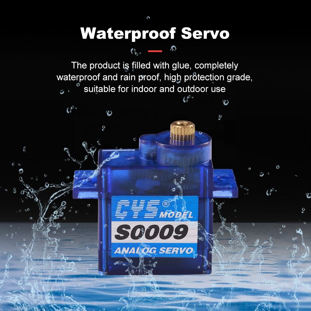 Micro Servo CYS-0009MG High-Efficiency 1.2kg Torque Encoder Metal Iron Core Induction Magnet Micro Gimbal Motor for Camera RC Parts