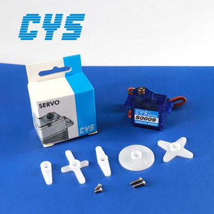 Micro Servo CYS-0009MG High-Efficiency 1.2kg Torque Encoder Metal Iron Core Induction Magnet Micro Gimbal Motor for Camera RC Parts