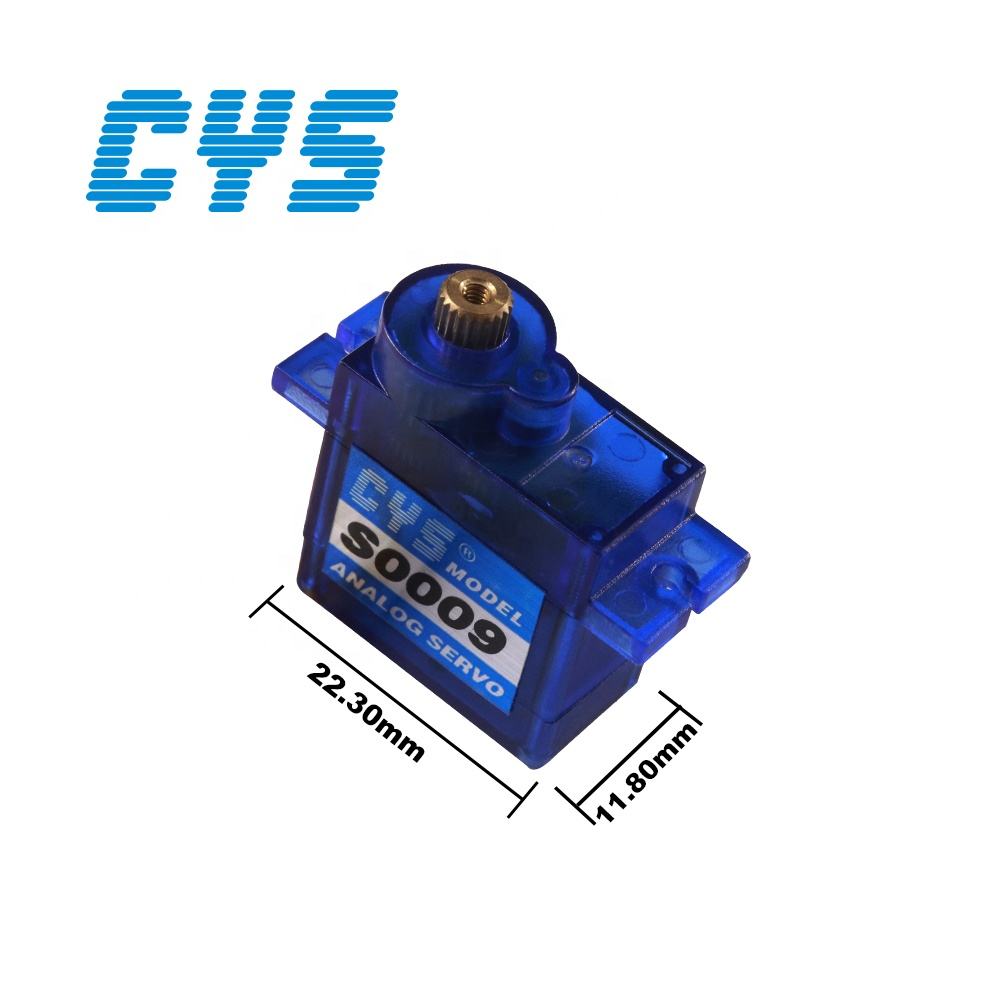 Micro Servo CYS-0009MG High-Efficiency 1.2kg Torque Encoder Metal Iron Core Induction Magnet Micro Gimbal Motor for Camera RC Parts